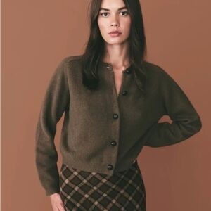 Doen Ashford Cardigan in Forest Moss Size XS